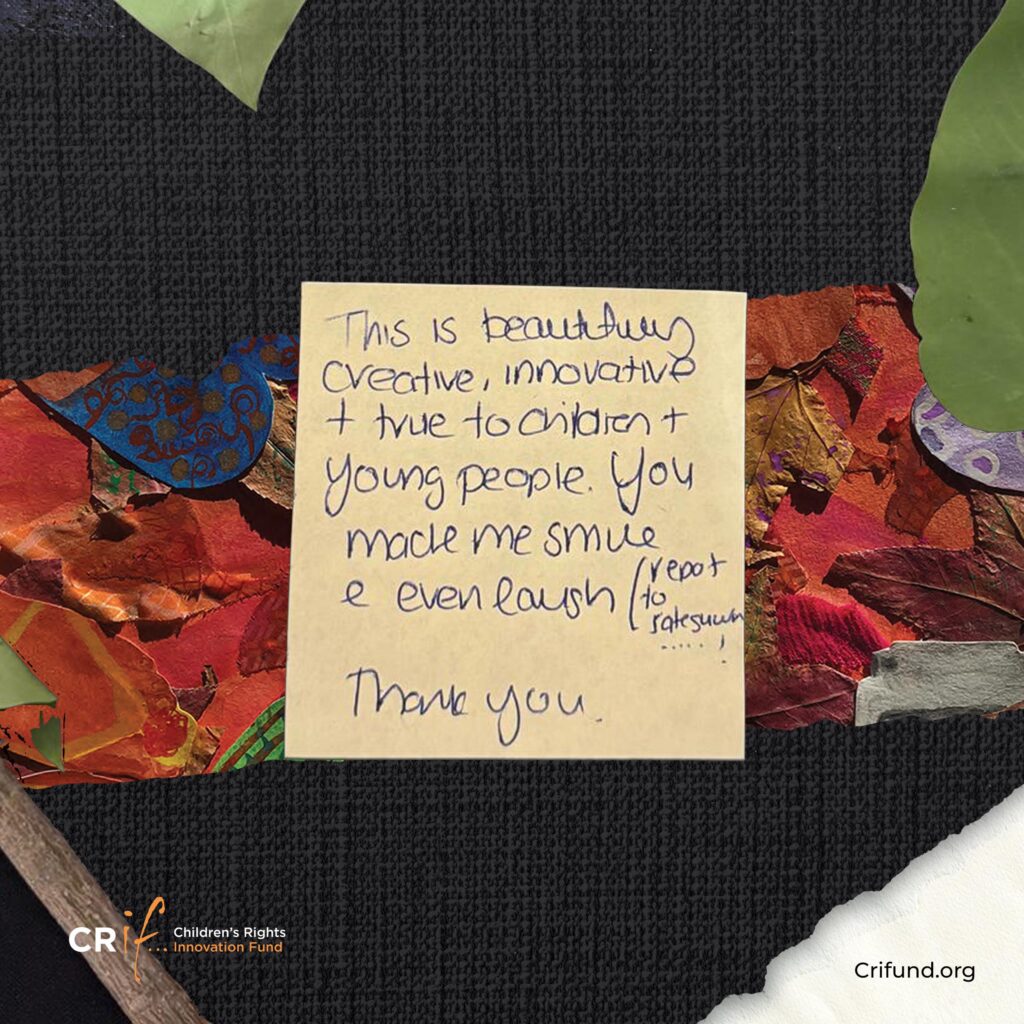 Note from Tiny Cave HRFN Festival event